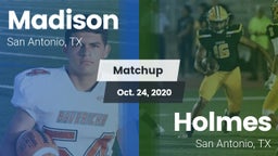 Matchup: Madison vs. Holmes  2020