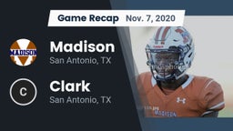 Recap: Madison  vs. Clark  2020