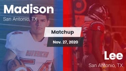 Matchup: Madison vs. Lee  2020
