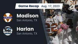 Recap: Madison  vs. Harlan  2023