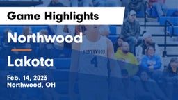 Northwood  vs Lakota Game Highlights - Feb. 14, 2023