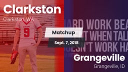 Matchup: Clarkston High vs. Grangeville  2018