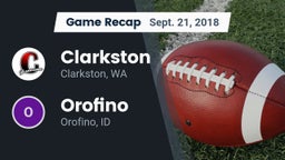 Recap: Clarkston  vs. Orofino  2018