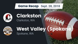 Recap: Clarkston  vs. West Valley  (Spokane) 2018