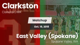 Matchup: Clarkston High vs. East Valley  (Spokane) 2018