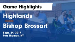 Highlands  vs Bishop Brossart Game Highlights - Sept. 24, 2019