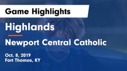 Highlands  vs Newport Central Catholic Game Highlights - Oct. 8, 2019