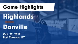 Highlands  vs Danville  Game Highlights - Oct. 22, 2019