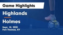 Highlands  vs Holmes Game Highlights - Sept. 10, 2020