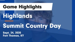 Highlands  vs Summit Country Day Game Highlights - Sept. 24, 2020