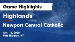 Highlands  vs Newport Central Catholic  Game Highlights - Oct. 13, 2020
