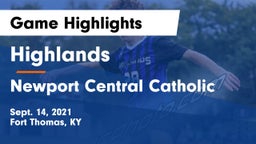 Highlands  vs Newport Central Catholic  Game Highlights - Sept. 14, 2021