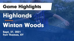 Highlands  vs Winton Woods  Game Highlights - Sept. 27, 2021