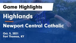 Highlands  vs Newport Central Catholic  Game Highlights - Oct. 5, 2021