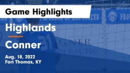 Highlands  vs Conner  Game Highlights - Aug. 18, 2022