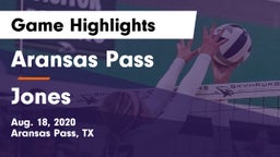 Aransas Pass  vs Jones  Game Highlights - Aug. 18, 2020
