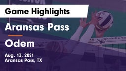 Aransas Pass  vs Odem  Game Highlights - Aug. 13, 2021