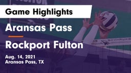 Aransas Pass  vs Rockport Fulton Game Highlights - Aug. 14, 2021