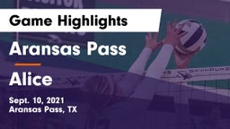 Aransas Pass  vs Alice  Game Highlights - Sept. 10, 2021