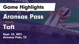 Aransas Pass  vs Taft  Game Highlights - Sept. 24, 2021