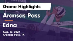 Aransas Pass  vs Edna  Game Highlights - Aug. 19, 2022