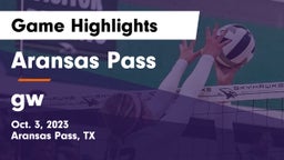 Aransas Pass  vs gw  Game Highlights - Oct. 3, 2023