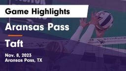 Aransas Pass  vs Taft  Game Highlights - Nov. 8, 2023