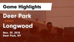 Deer Park  vs Longwood Game Highlights - Nov. 29, 2018