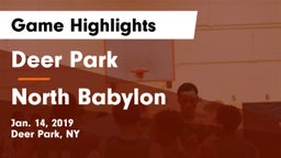 Deer Park  vs North Babylon Game Highlights - Jan. 14, 2019