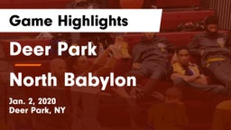 Deer Park  vs North Babylon  Game Highlights - Jan. 2, 2020