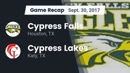 Recap: Cypress Falls  vs. Cypress Lakes  2017