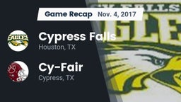 Recap: Cypress Falls  vs. Cy-Fair  2017