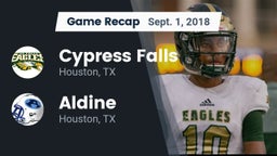 Recap: Cypress Falls  vs. Aldine  2018