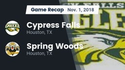 Recap: Cypress Falls  vs. Spring Woods  2018