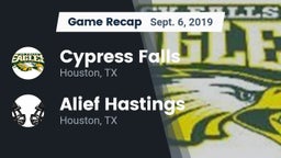 Recap: Cypress Falls  vs. Alief Hastings  2019