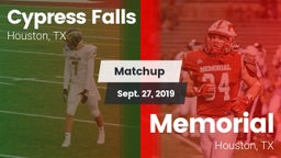 Matchup: Cypress Falls High vs. Memorial  2019