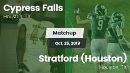 Matchup: Cypress Falls High vs. Stratford  (Houston) 2019