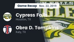 Recap: Cypress Falls  vs. Obra D. Tompkins  2019