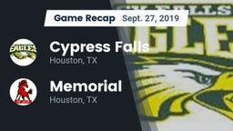 Recap: Cypress Falls  vs. Memorial  2019