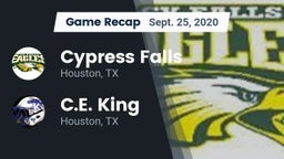 Recap: Cypress Falls  vs. C.E. King  2020