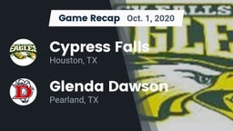 Recap: Cypress Falls  vs. Glenda Dawson  2020