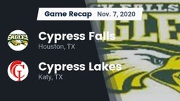 Recap: Cypress Falls  vs. Cypress Lakes  2020