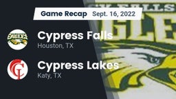 Recap: Cypress Falls  vs. Cypress Lakes  2022
