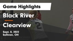 Black River  vs Clearview  Game Highlights - Sept. 8, 2022