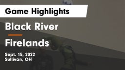 Black River  vs Firelands  Game Highlights - Sept. 15, 2022