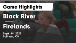 Black River  vs Firelands  Game Highlights - Sept. 14, 2023