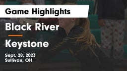 Black River  vs Keystone  Game Highlights - Sept. 28, 2023