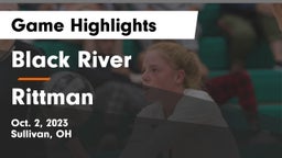 Black River  vs Rittman  Game Highlights - Oct. 2, 2023