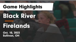 Black River  vs Firelands  Game Highlights - Oct. 10, 2023