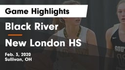 Black River  vs New London HS Game Highlights - Feb. 3, 2020